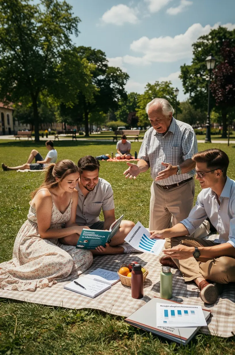 Könyvek és jegyzetfüzetek egy asztalon, amelyek segítik az első költségvetés megtervezését és nyomon követését.